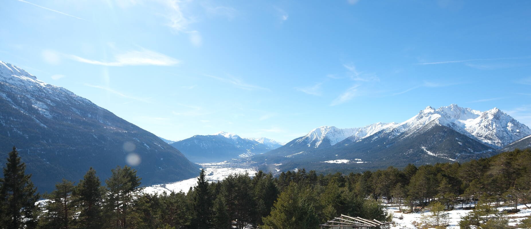 Archiv Foto Webcam Tarrenz - Blick vom Kappakreuz auf Imst