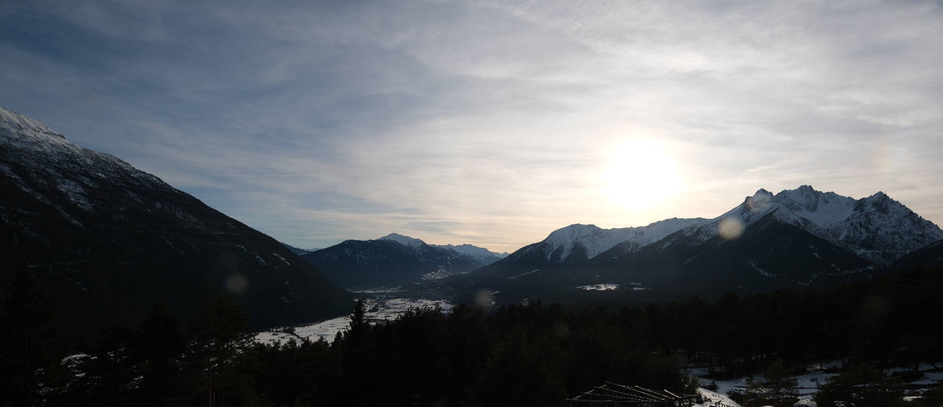 Archiv Foto Webcam Tarrenz - Blick vom Kappakreuz auf Imst