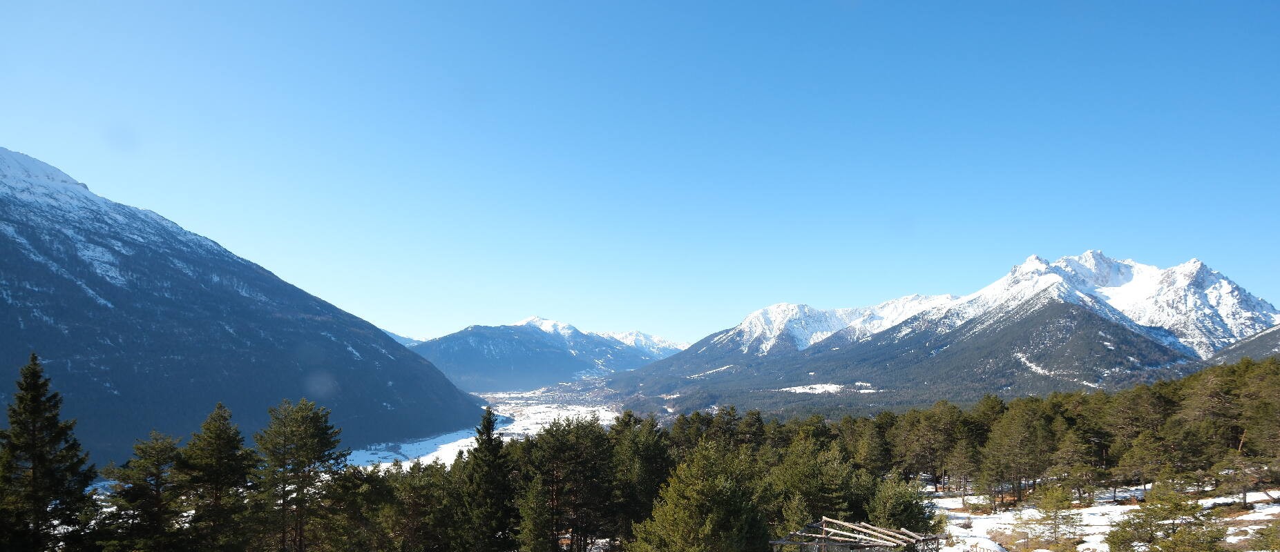 Archiv Foto Webcam Tarrenz - Blick vom Kappakreuz auf Imst
