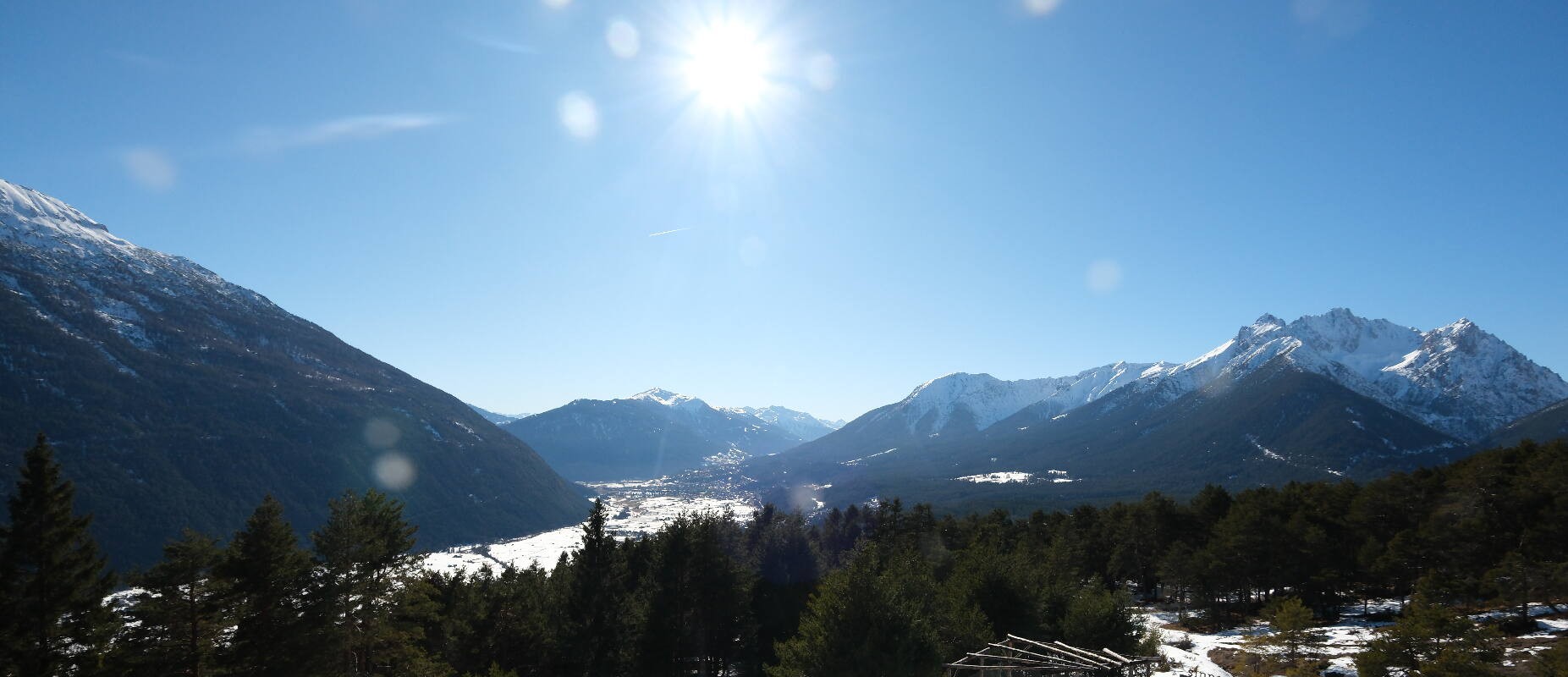 Archiv Foto Webcam Tarrenz - Blick vom Kappakreuz auf Imst
