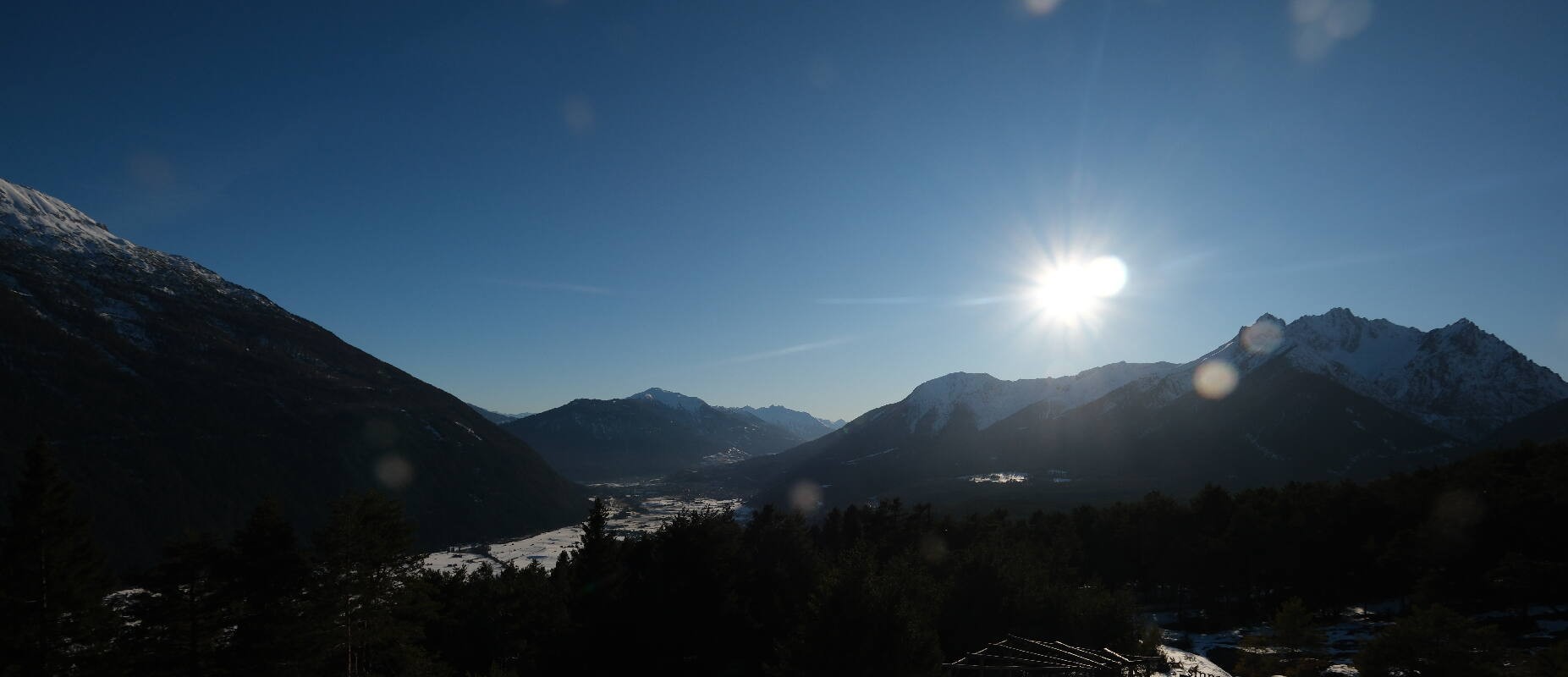Archiv Foto Webcam Tarrenz - Blick vom Kappakreuz auf Imst