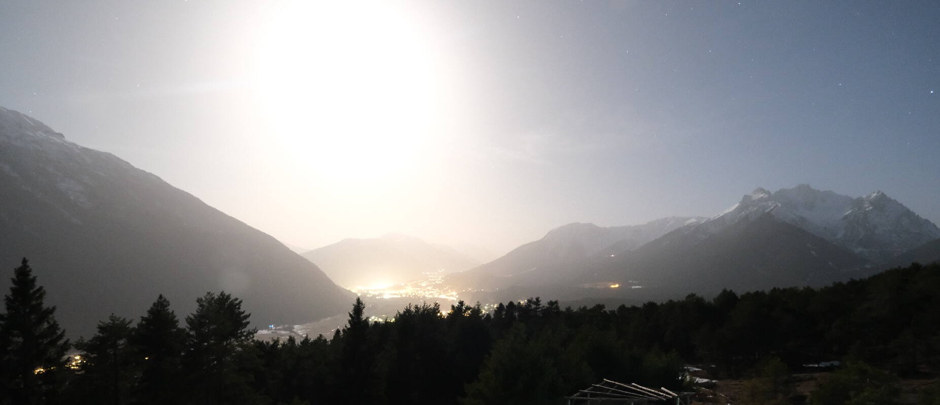 Archiv Foto Webcam Tarrenz - Blick vom Kappakreuz auf Imst