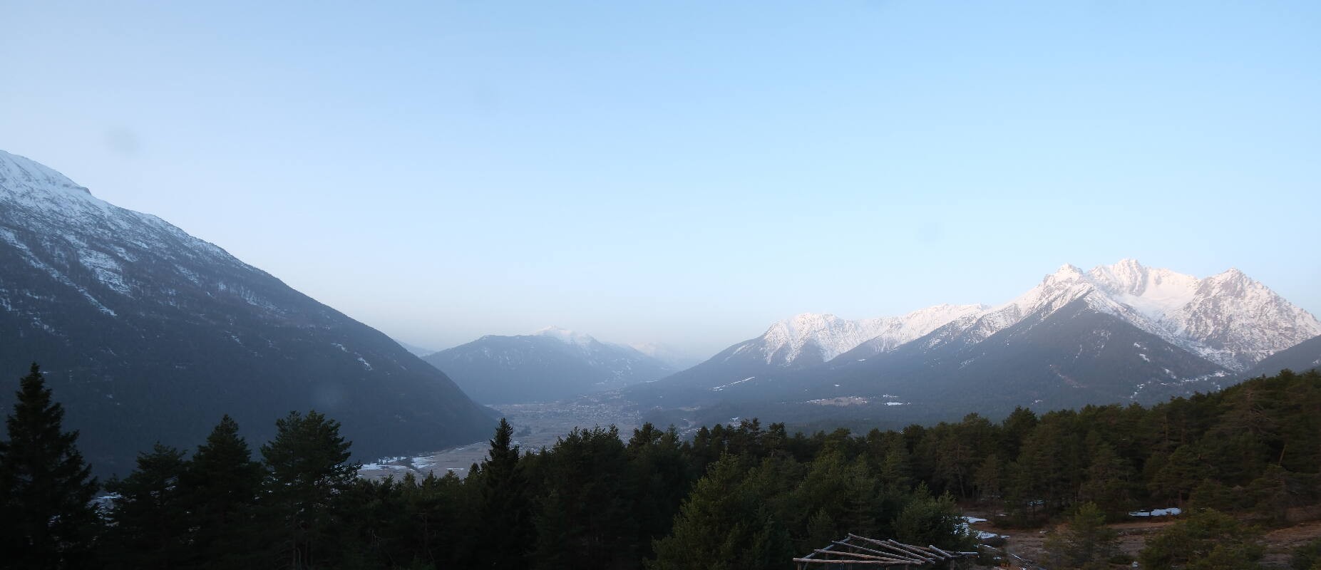 Archiv Foto Webcam Tarrenz - Blick vom Kappakreuz auf Imst