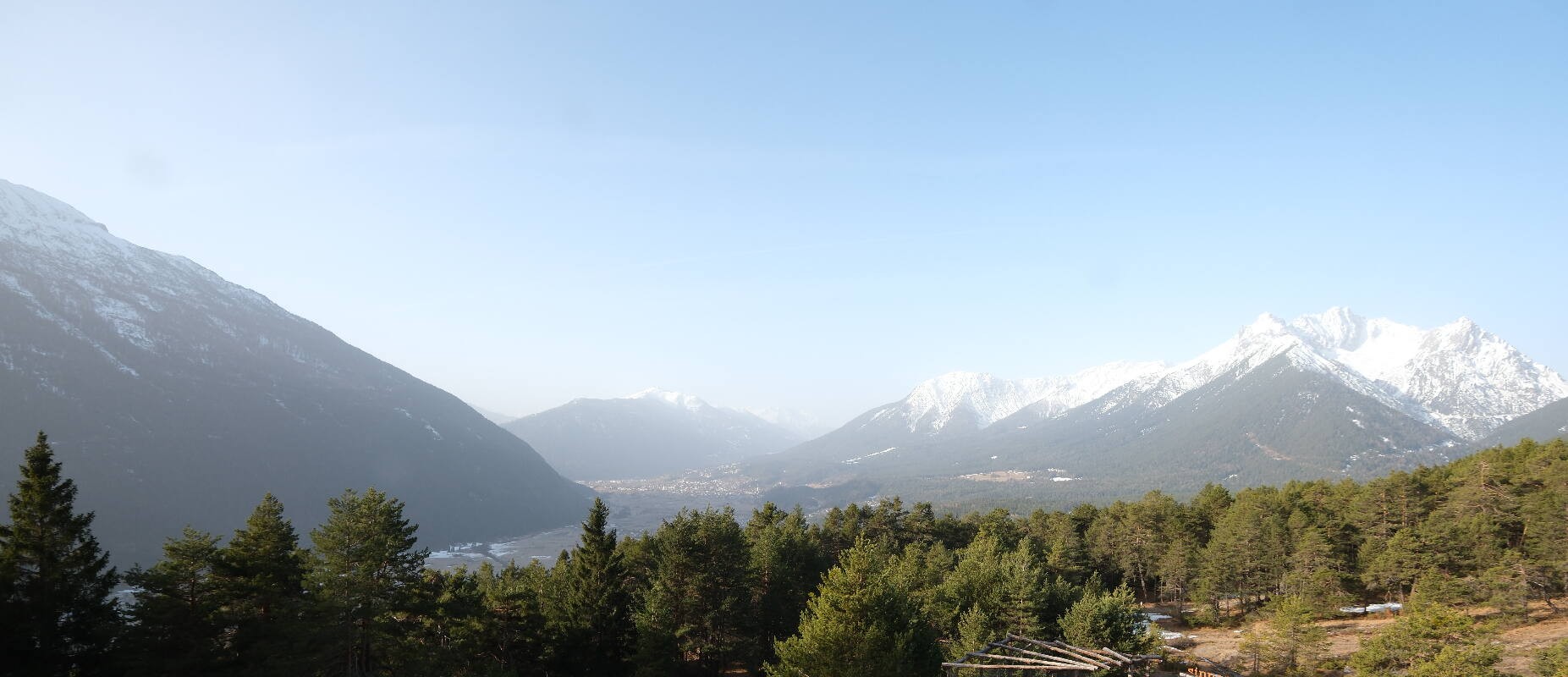 Archiv Foto Webcam Tarrenz - Blick vom Kappakreuz auf Imst