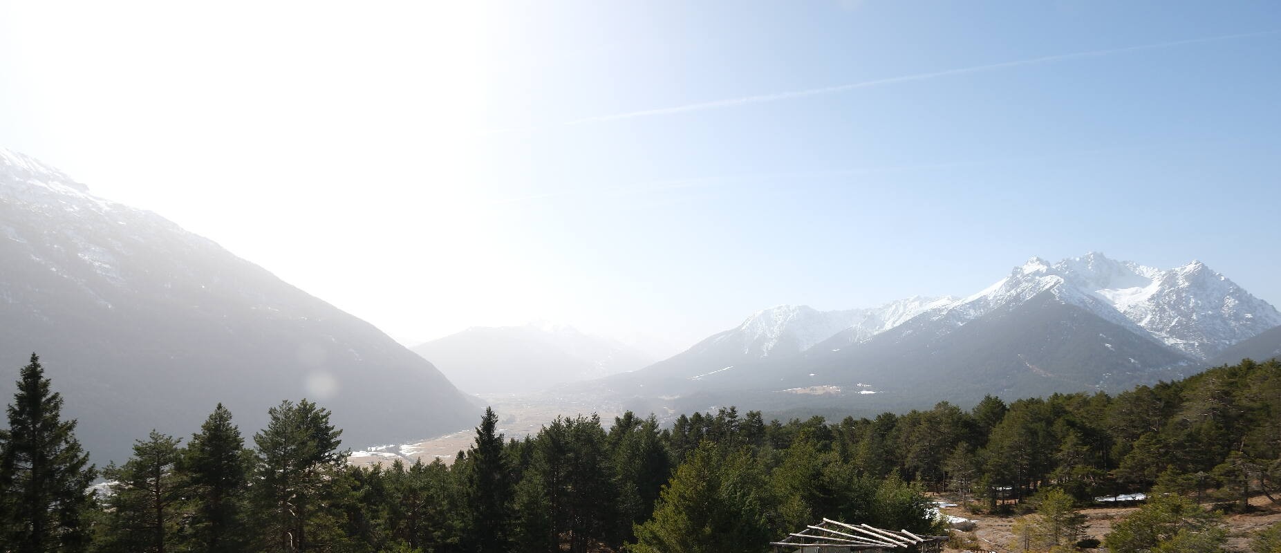 Archiv Foto Webcam Tarrenz - Blick vom Kappakreuz auf Imst