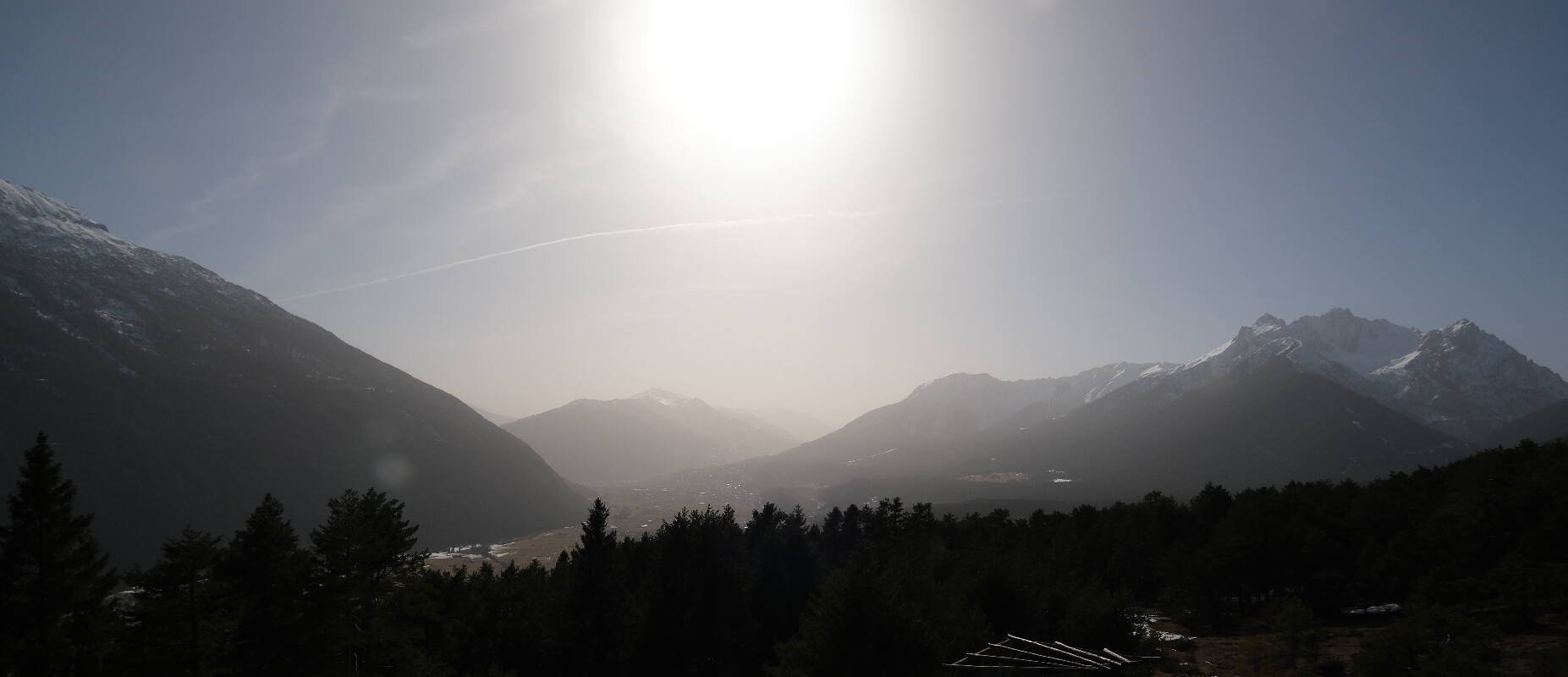 Archiv Foto Webcam Tarrenz - Blick vom Kappakreuz auf Imst