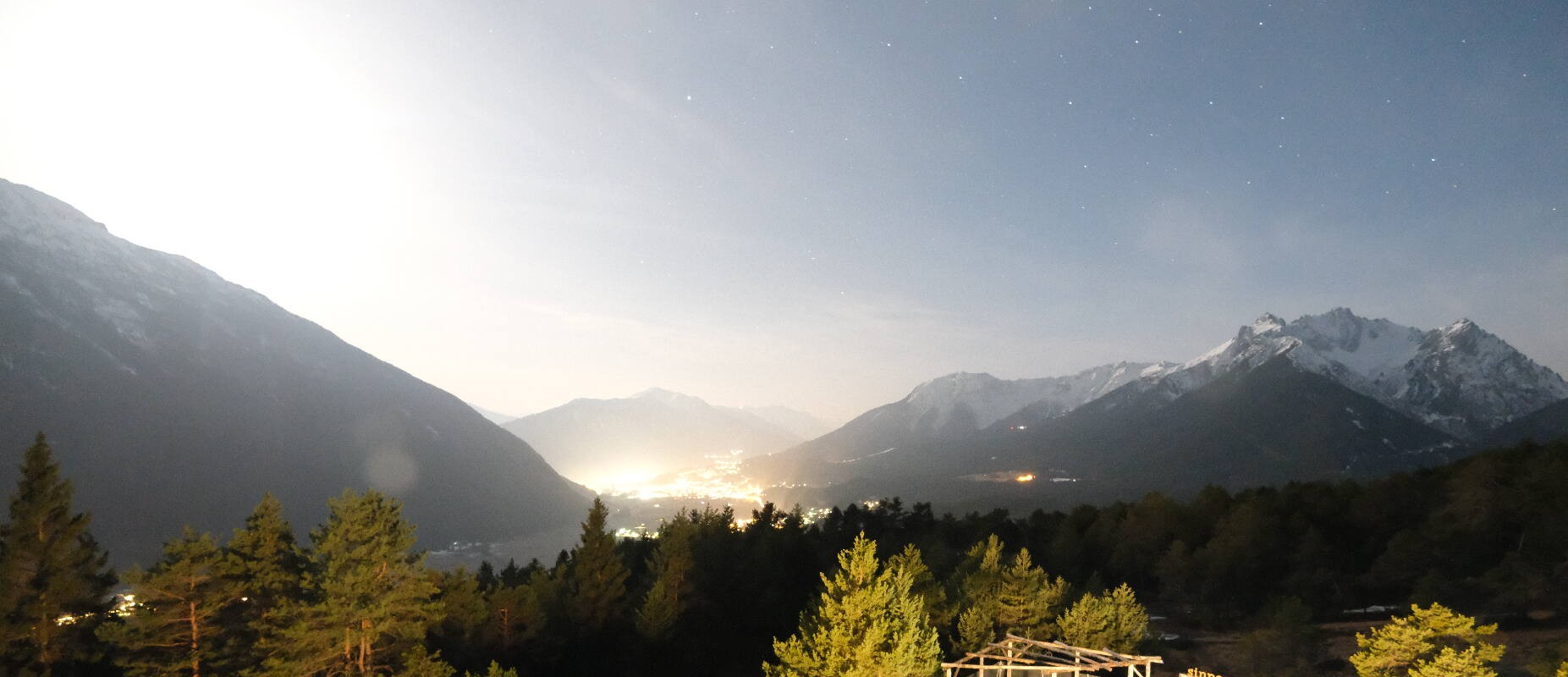 Archiv Foto Webcam Tarrenz - Blick vom Kappakreuz auf Imst