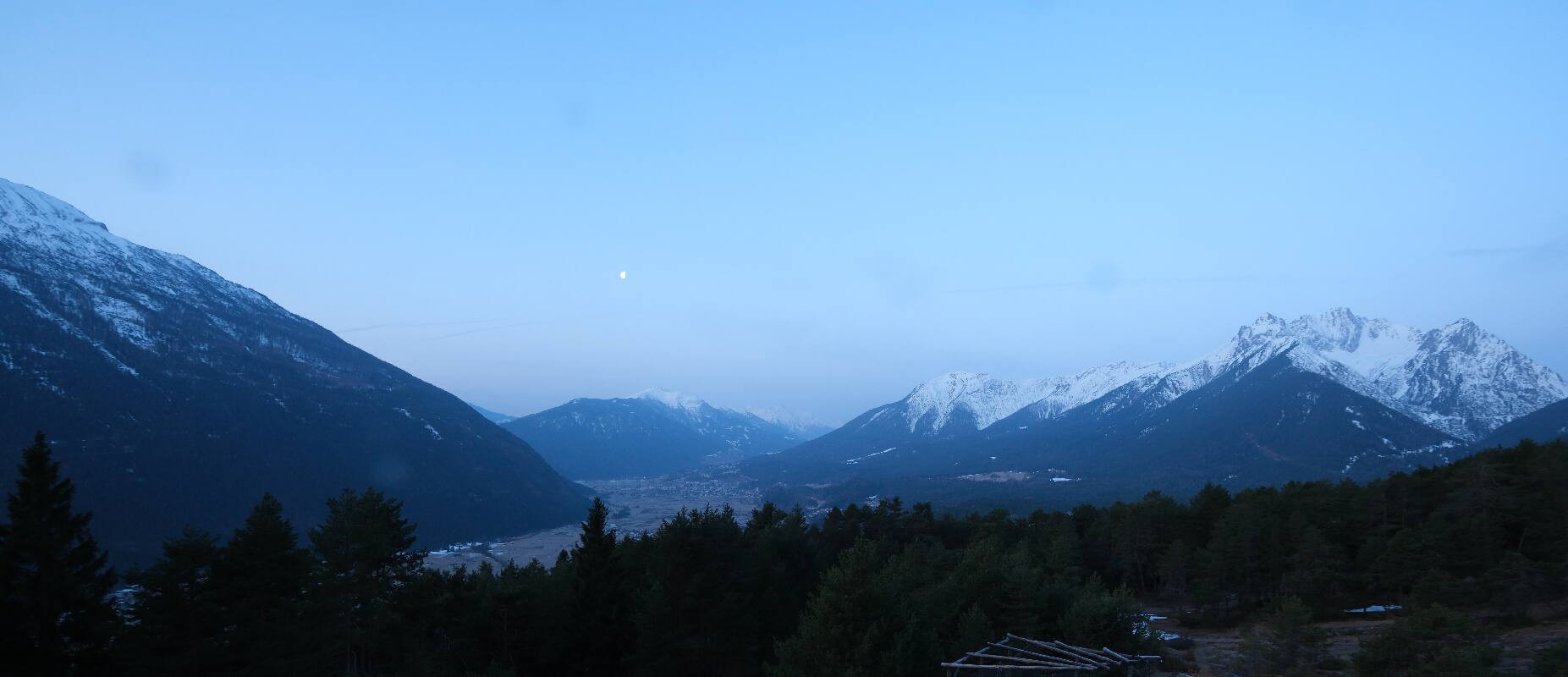 Archiv Foto Webcam Tarrenz - Blick vom Kappakreuz auf Imst