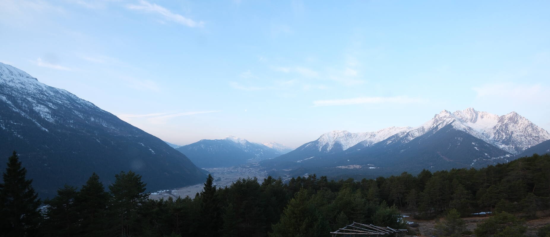 Archiv Foto Webcam Tarrenz - Blick vom Kappakreuz auf Imst