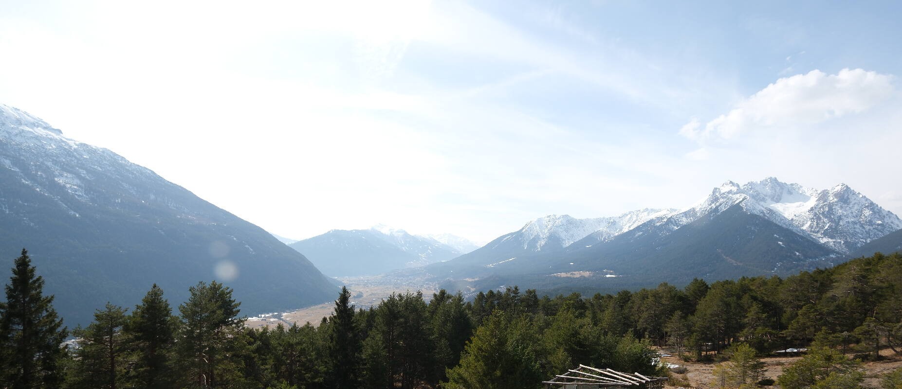 Archiv Foto Webcam Tarrenz - Blick vom Kappakreuz auf Imst