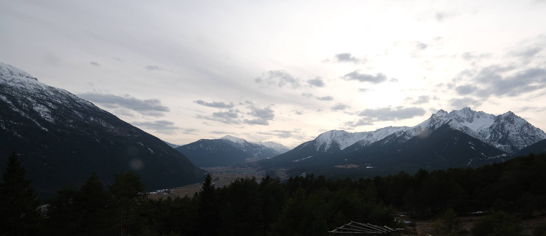 Archived image Webcam Tarrenz - View from Kappakreuz to Imst