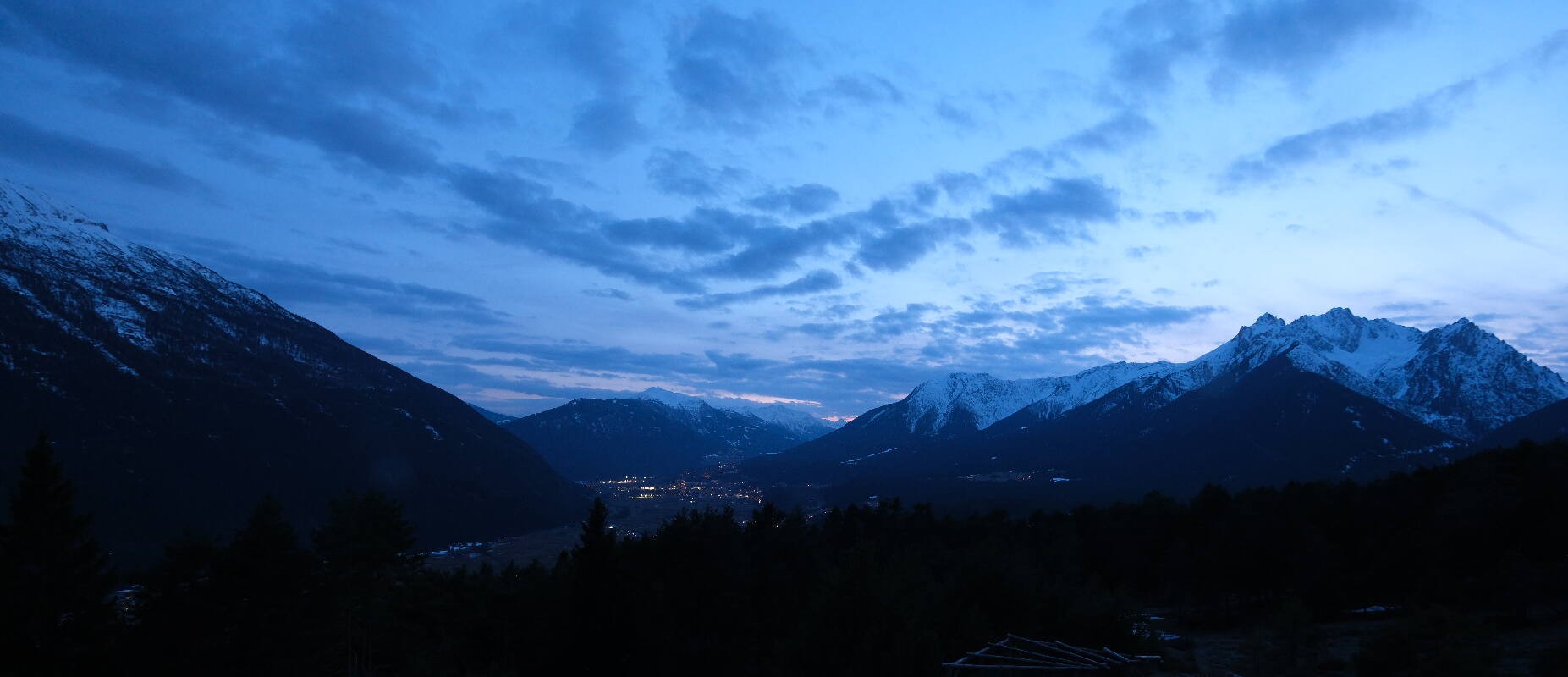 Archived image Webcam Tarrenz - View from Kappakreuz to Imst