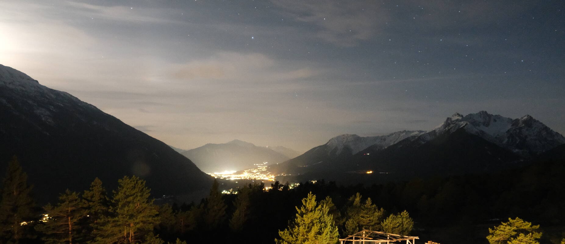 Archiv Foto Webcam Tarrenz - Blick vom Kappakreuz auf Imst