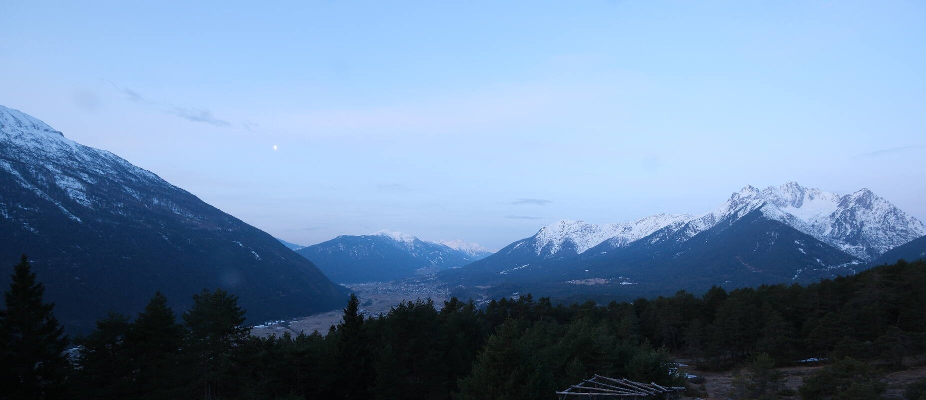 Archiv Foto Webcam Tarrenz - Blick vom Kappakreuz auf Imst