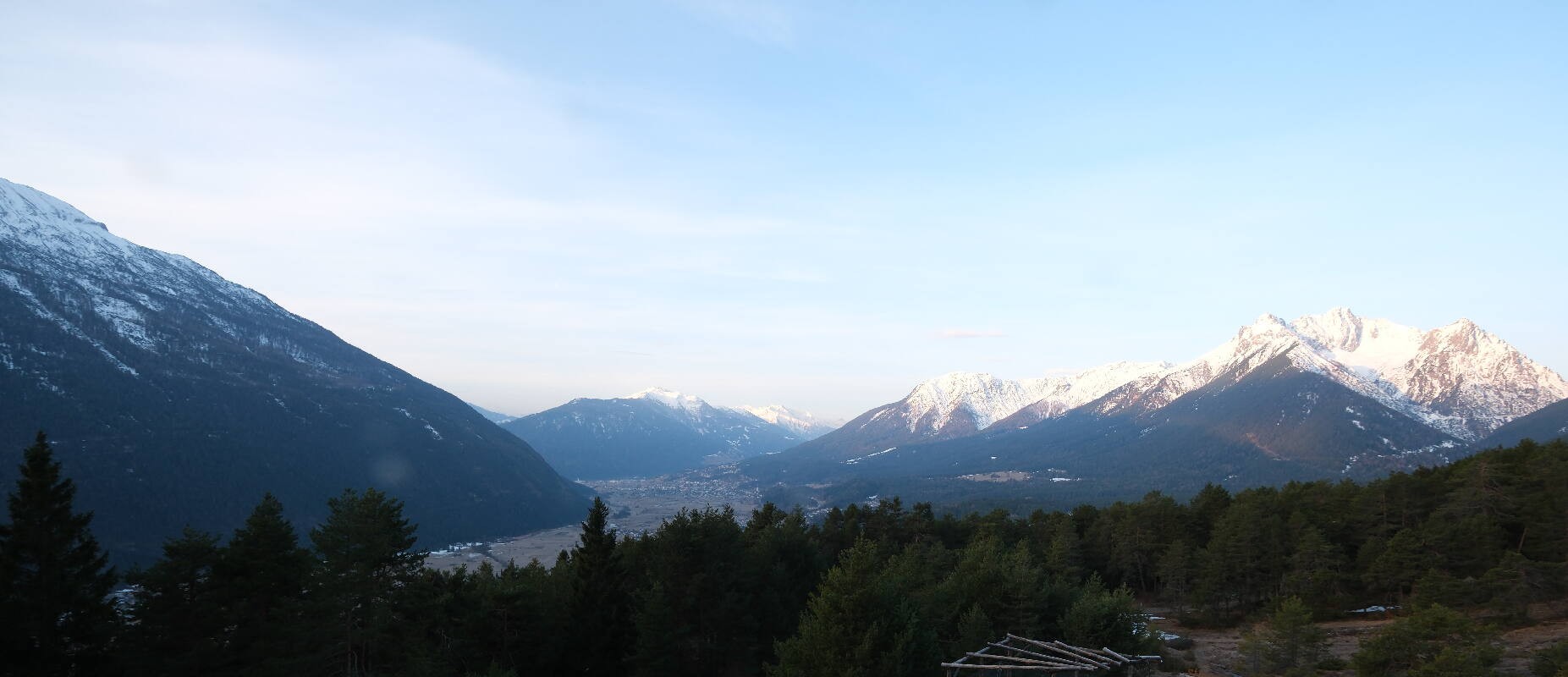 Archiv Foto Webcam Tarrenz - Blick vom Kappakreuz auf Imst