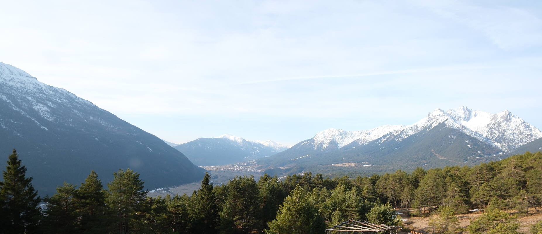 Archiv Foto Webcam Tarrenz - Blick vom Kappakreuz auf Imst