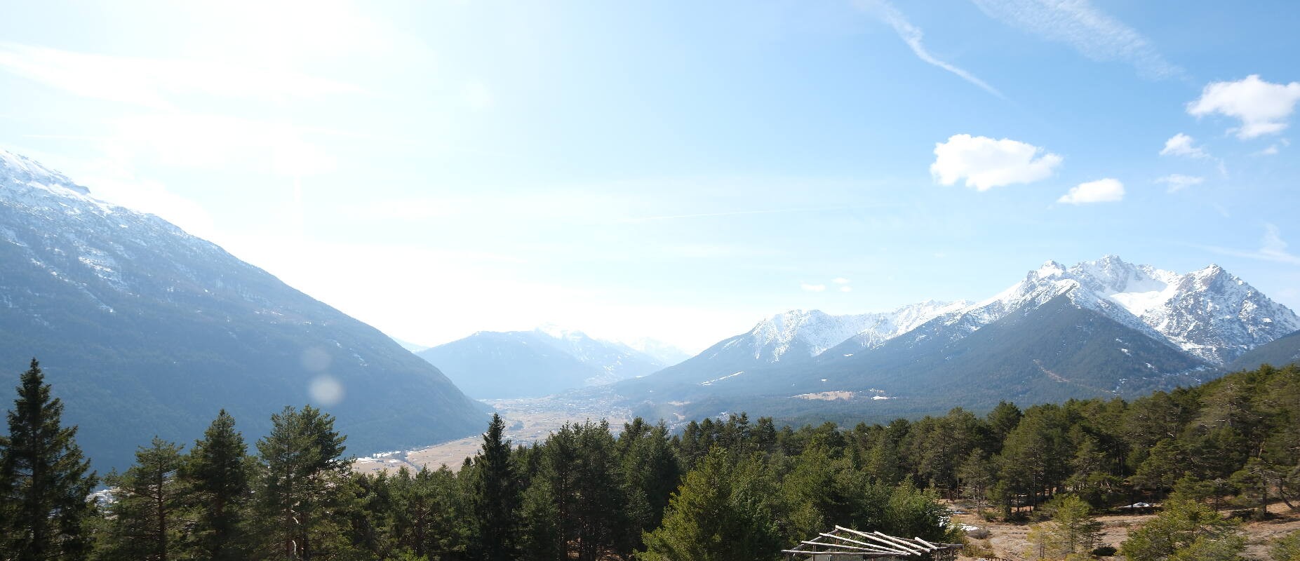 Archiv Foto Webcam Tarrenz - Blick vom Kappakreuz auf Imst