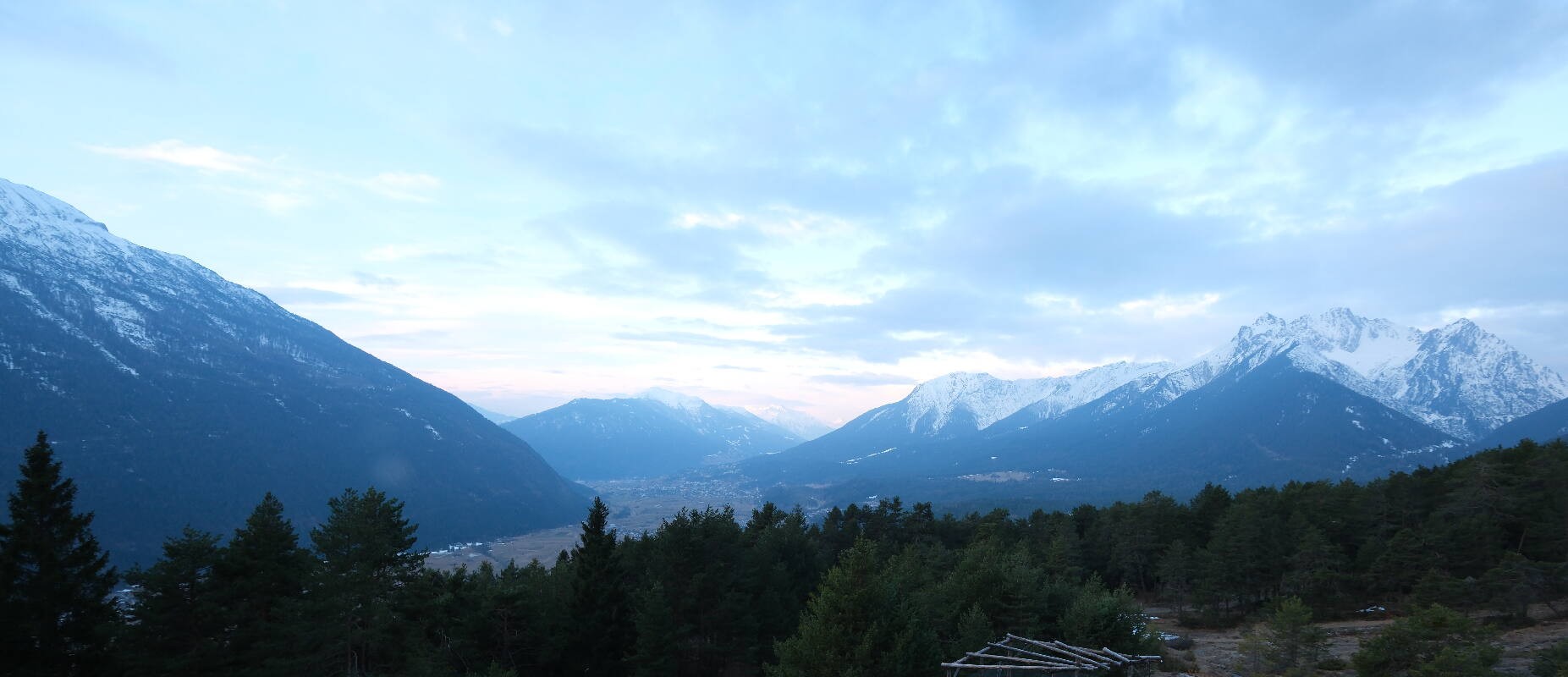 Archiv Foto Webcam Tarrenz - Blick vom Kappakreuz auf Imst