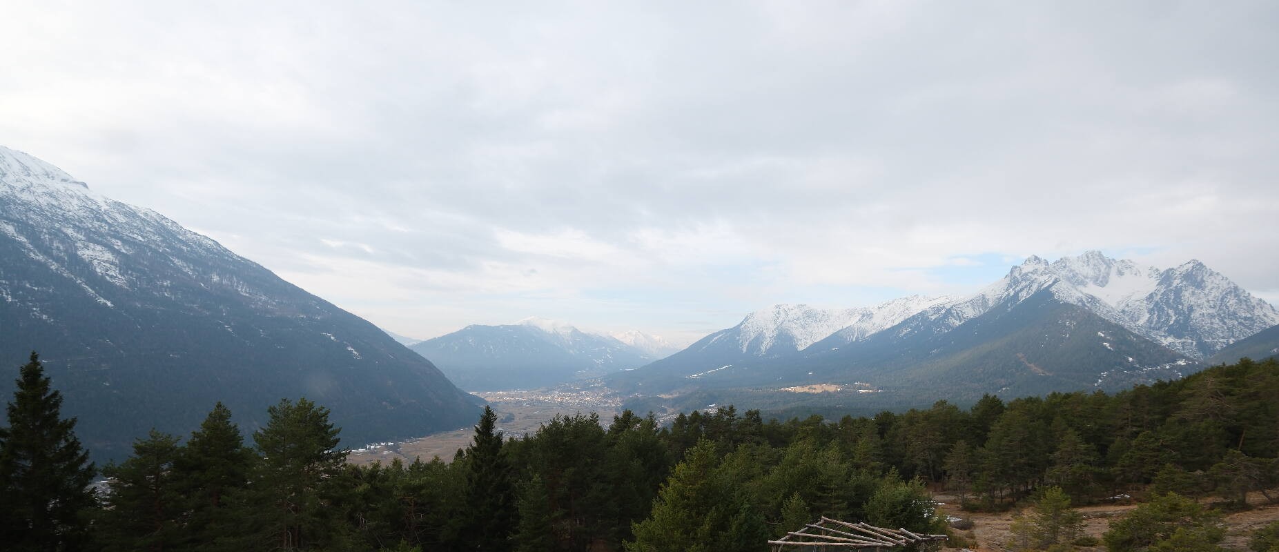 Archiv Foto Webcam Tarrenz - Blick vom Kappakreuz auf Imst