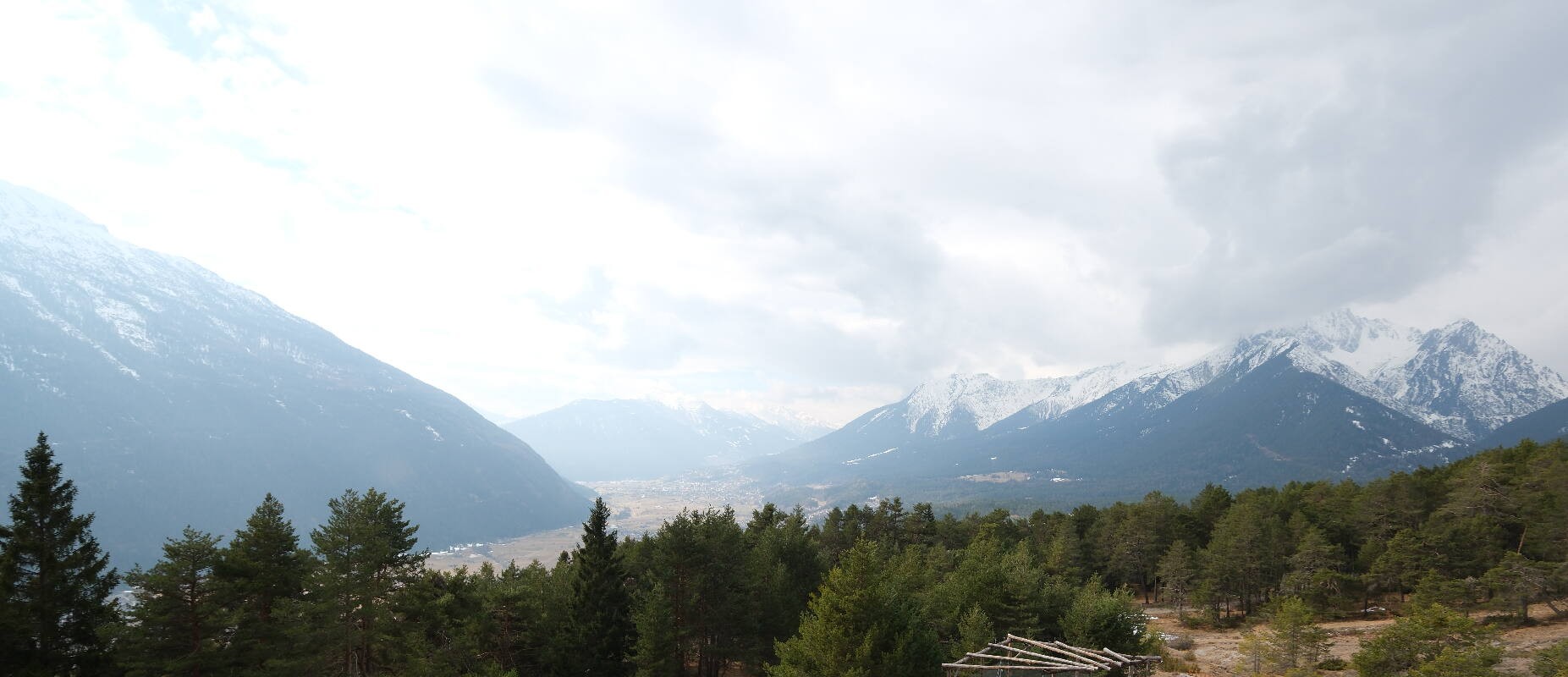 Archiv Foto Webcam Tarrenz - Blick vom Kappakreuz auf Imst