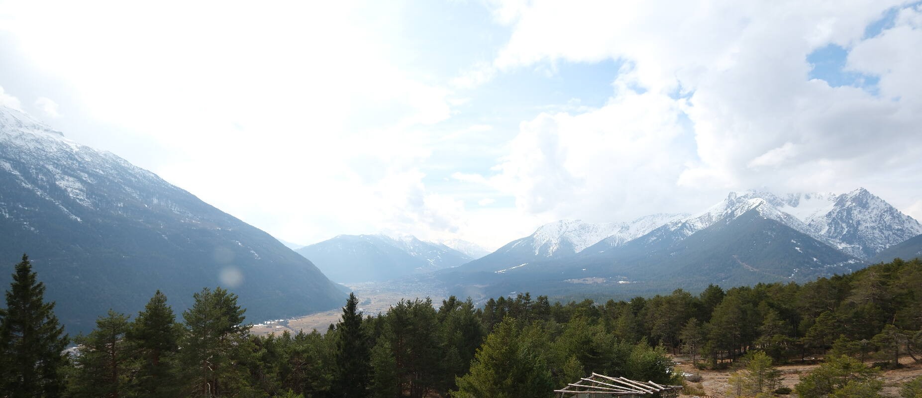 Archiv Foto Webcam Tarrenz - Blick vom Kappakreuz auf Imst