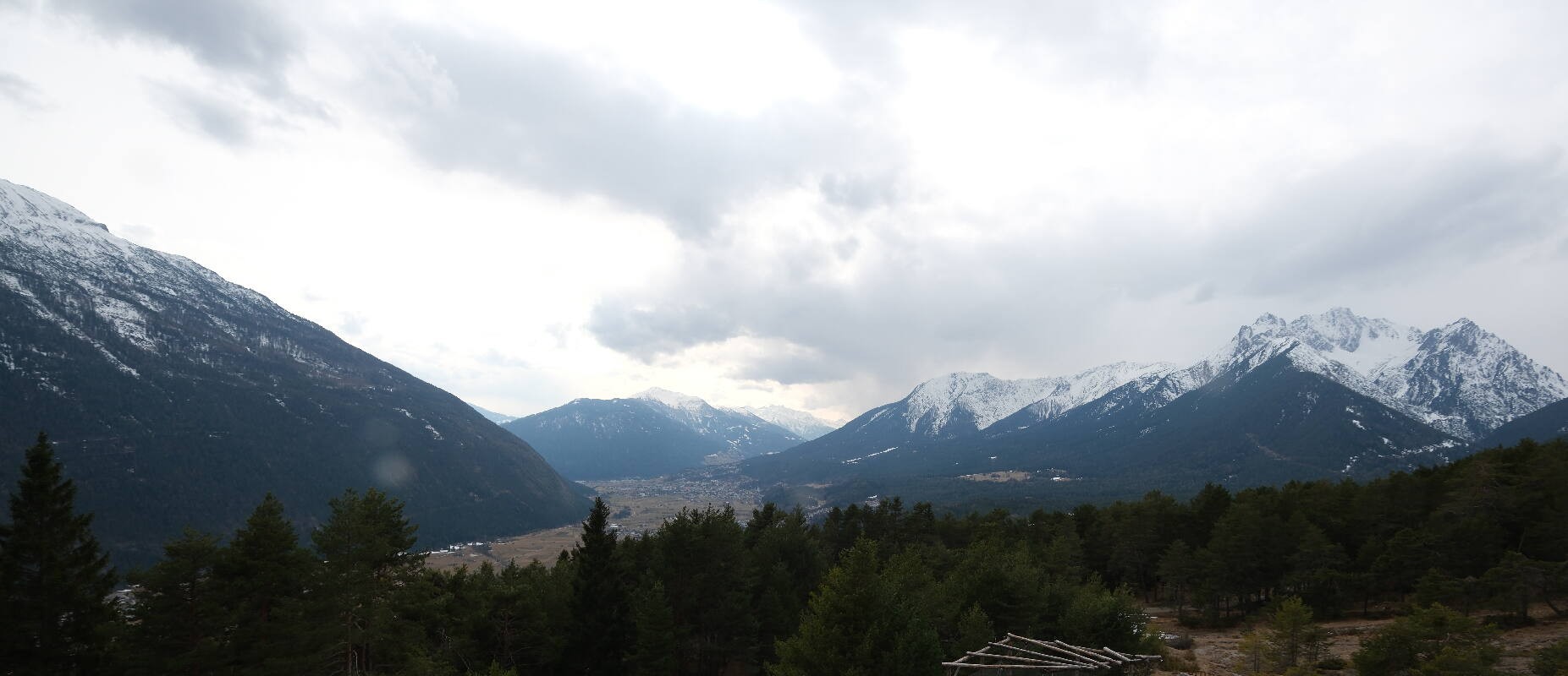 Archiv Foto Webcam Tarrenz - Blick vom Kappakreuz auf Imst