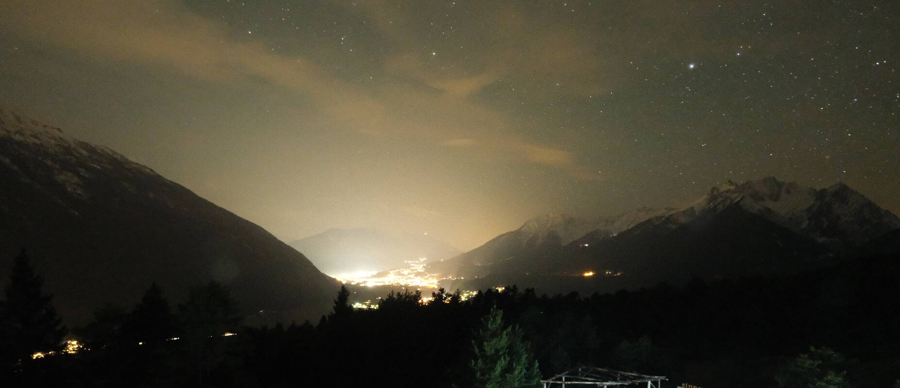 Archiv Foto Webcam Tarrenz - Blick vom Kappakreuz auf Imst