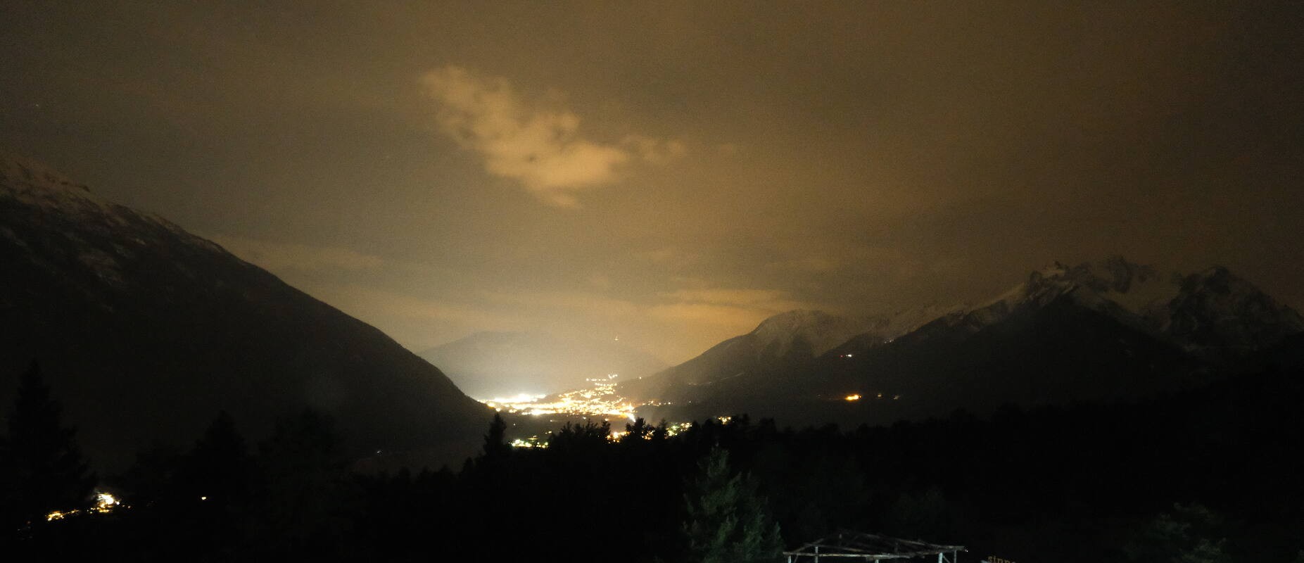 Archiv Foto Webcam Tarrenz - Blick vom Kappakreuz auf Imst