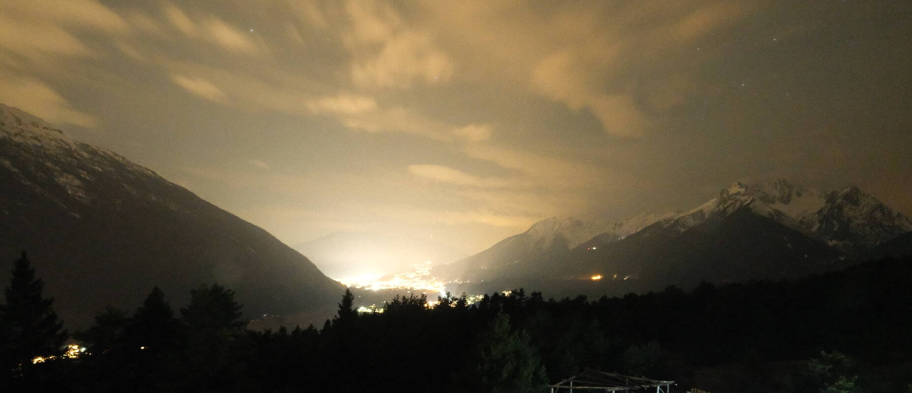 Archiv Foto Webcam Tarrenz - Blick vom Kappakreuz auf Imst