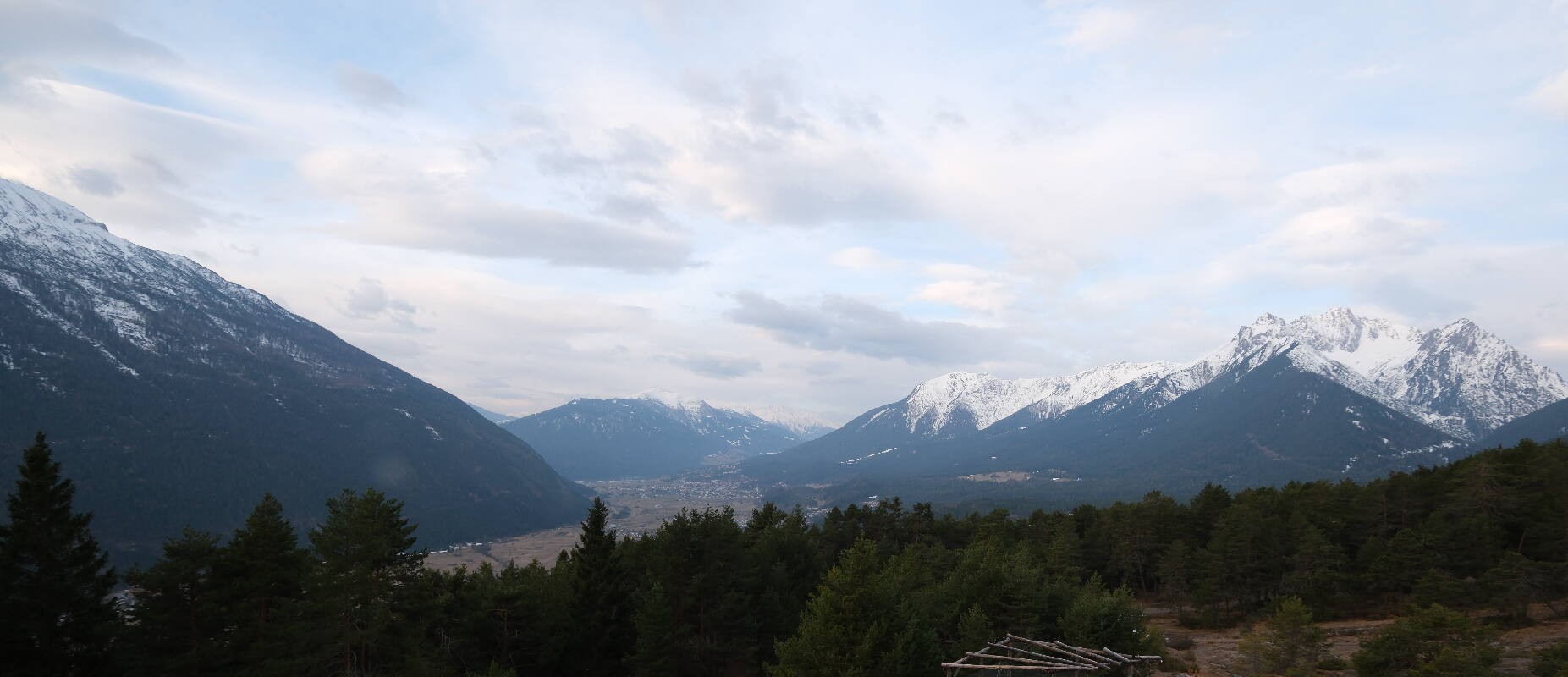 Archiv Foto Webcam Tarrenz - Blick vom Kappakreuz auf Imst