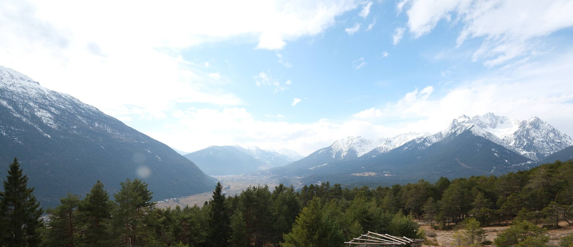 Archiv Foto Webcam Tarrenz - Blick vom Kappakreuz auf Imst