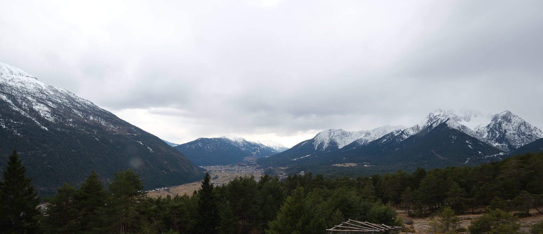 Archiv Foto Webcam Tarrenz - Blick vom Kappakreuz auf Imst