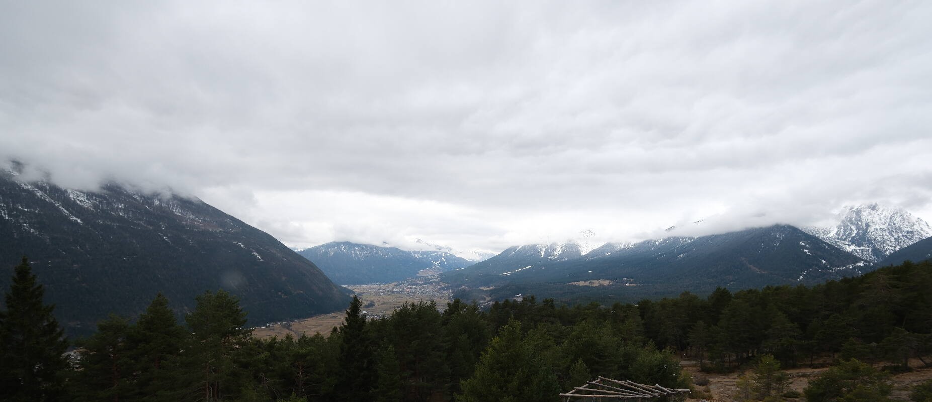 Archiv Foto Webcam Tarrenz - Blick vom Kappakreuz auf Imst