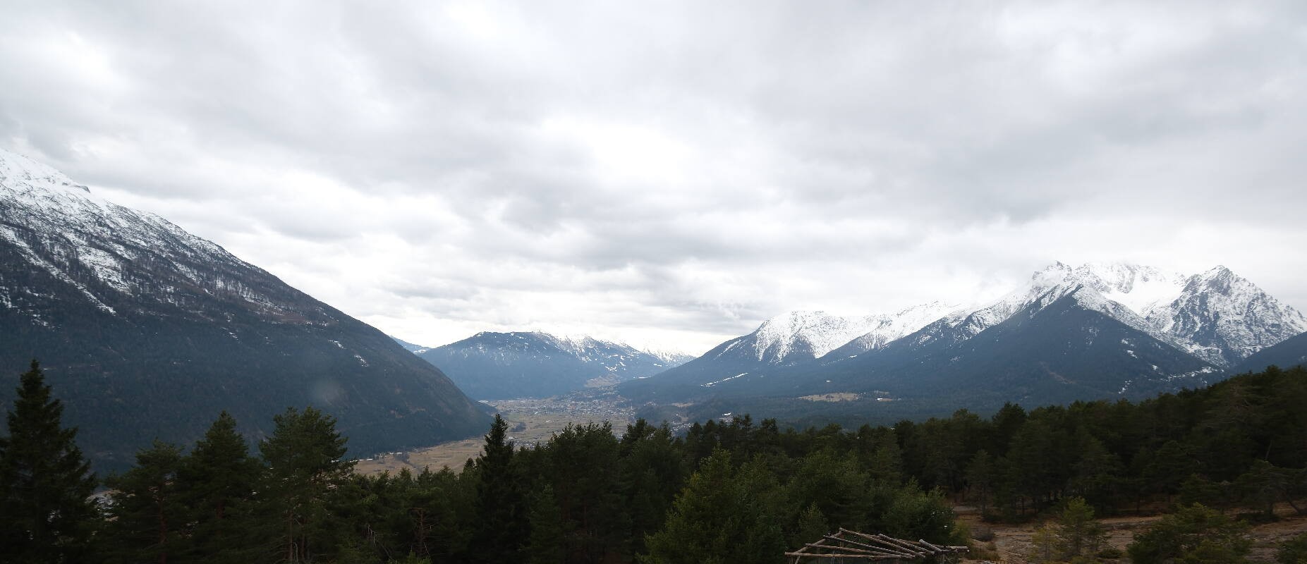 Archiv Foto Webcam Tarrenz - Blick vom Kappakreuz auf Imst