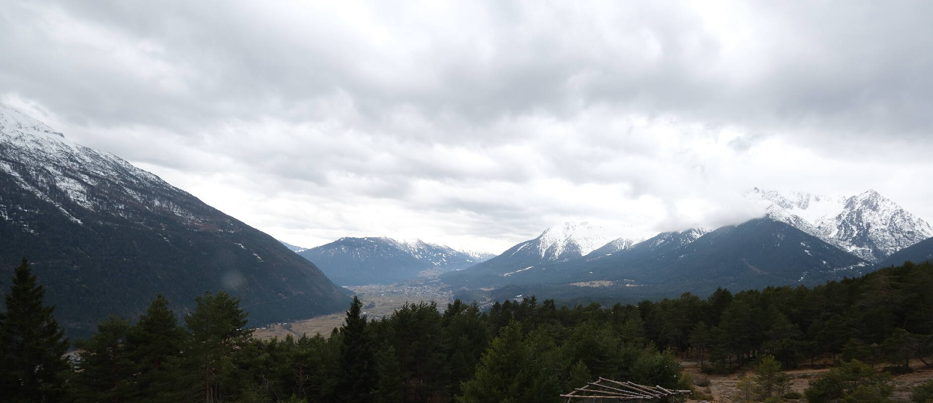 Archiv Foto Webcam Tarrenz - Blick vom Kappakreuz auf Imst