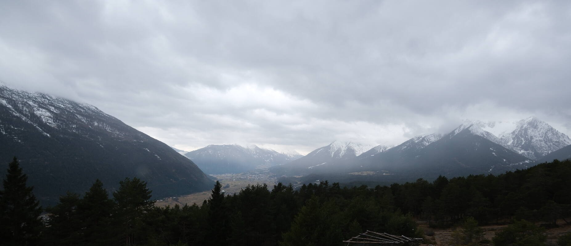 Archiv Foto Webcam Tarrenz - Blick vom Kappakreuz auf Imst