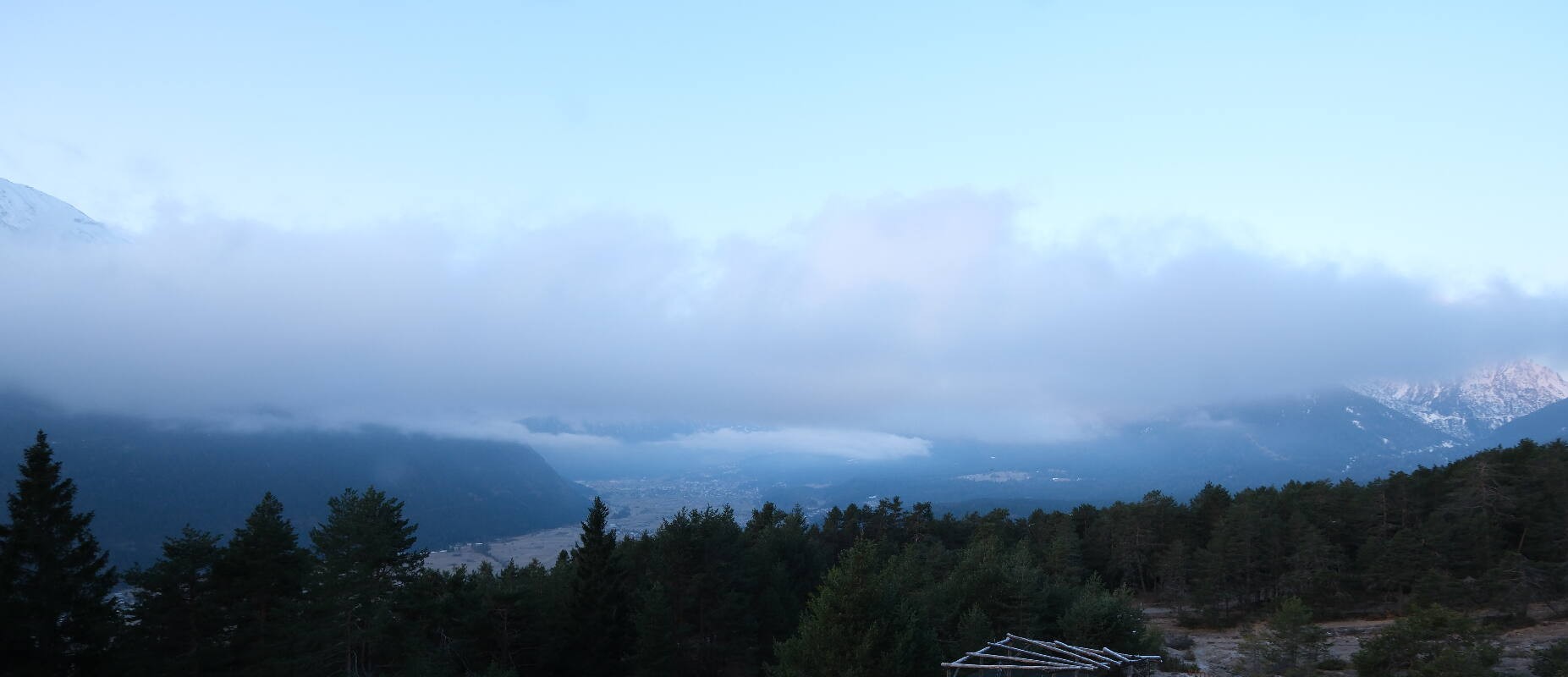 Archiv Foto Webcam Tarrenz - Blick vom Kappakreuz auf Imst