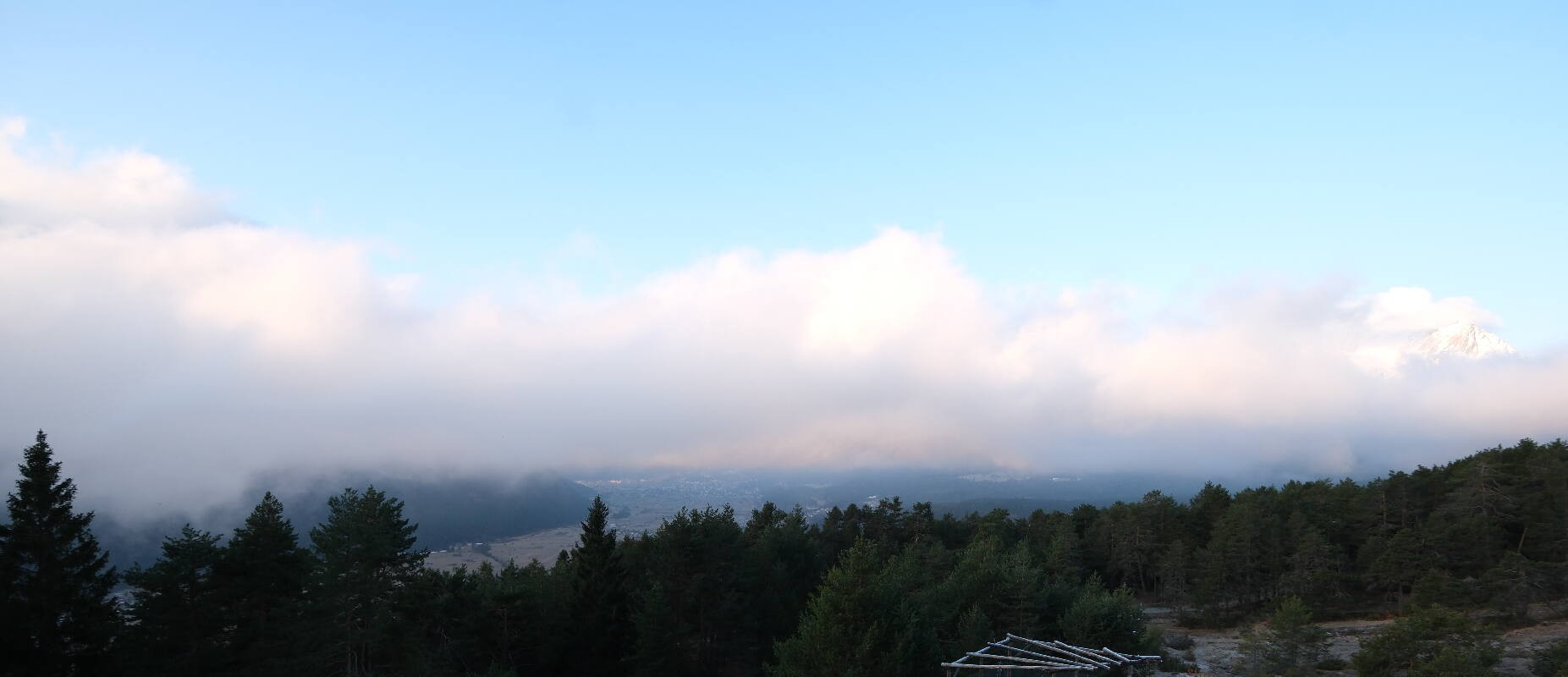 Archiv Foto Webcam Tarrenz - Blick vom Kappakreuz auf Imst
