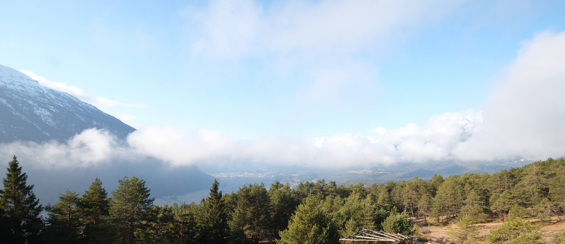 Archiv Foto Webcam Tarrenz - Blick vom Kappakreuz auf Imst