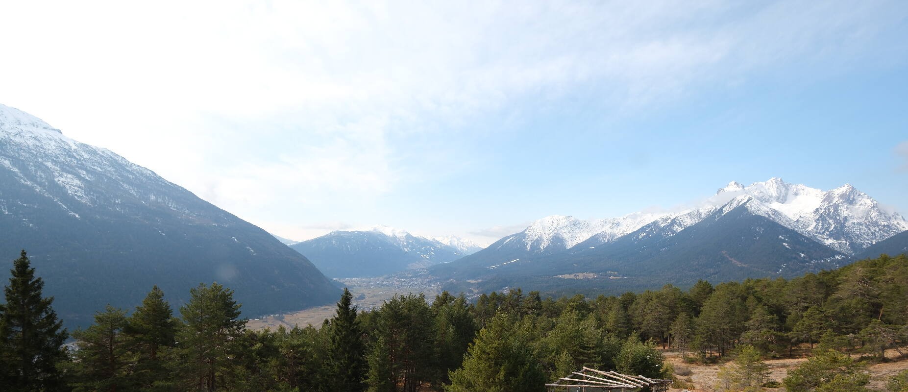 Archiv Foto Webcam Tarrenz - Blick vom Kappakreuz auf Imst