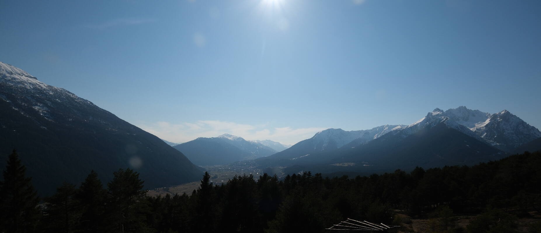 Archiv Foto Webcam Tarrenz - Blick vom Kappakreuz auf Imst