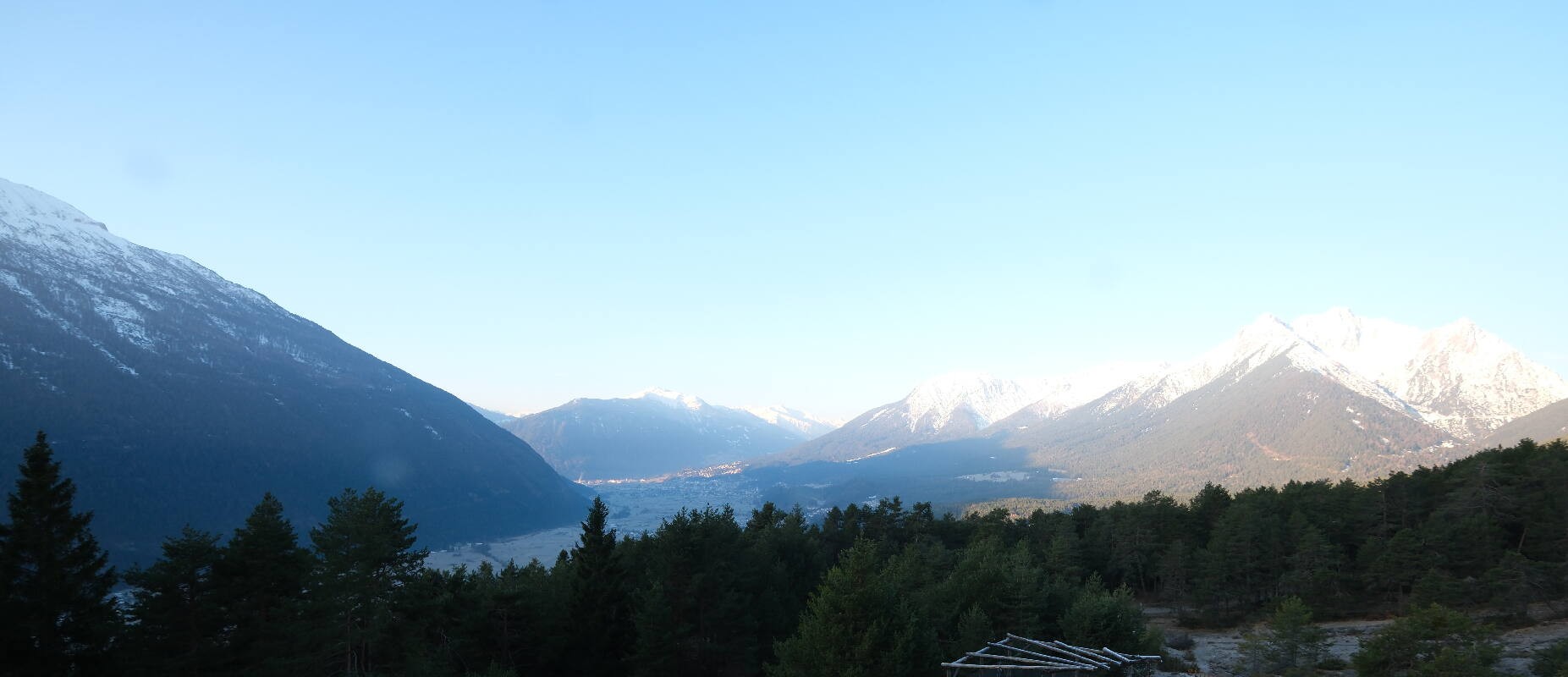 Archiv Foto Webcam Tarrenz - Blick vom Kappakreuz auf Imst