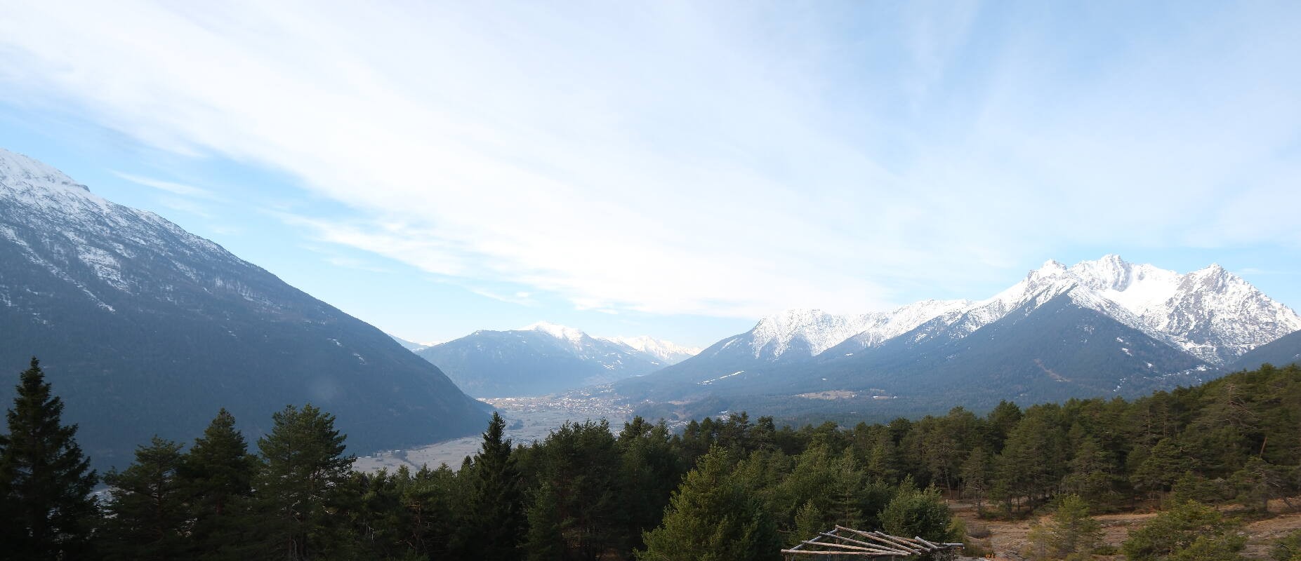 Archiv Foto Webcam Tarrenz - Blick vom Kappakreuz auf Imst