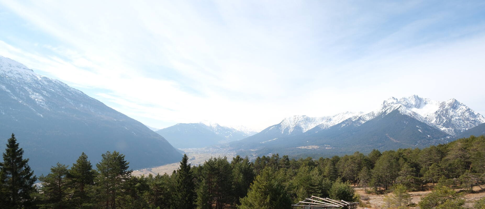 Archiv Foto Webcam Tarrenz - Blick vom Kappakreuz auf Imst