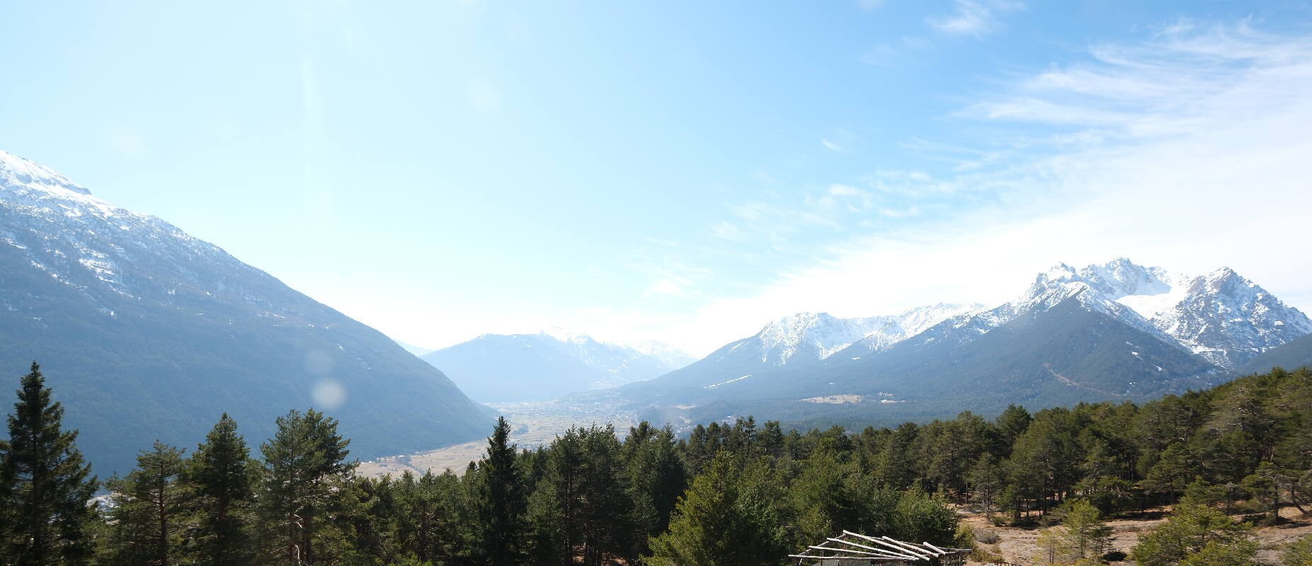 Archiv Foto Webcam Tarrenz - Blick vom Kappakreuz auf Imst