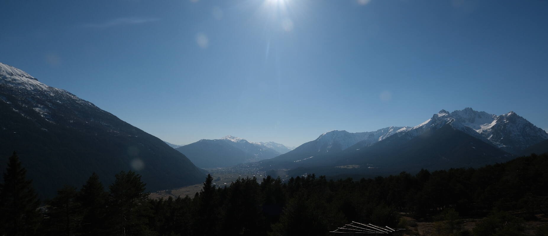 Archiv Foto Webcam Tarrenz - Blick vom Kappakreuz auf Imst