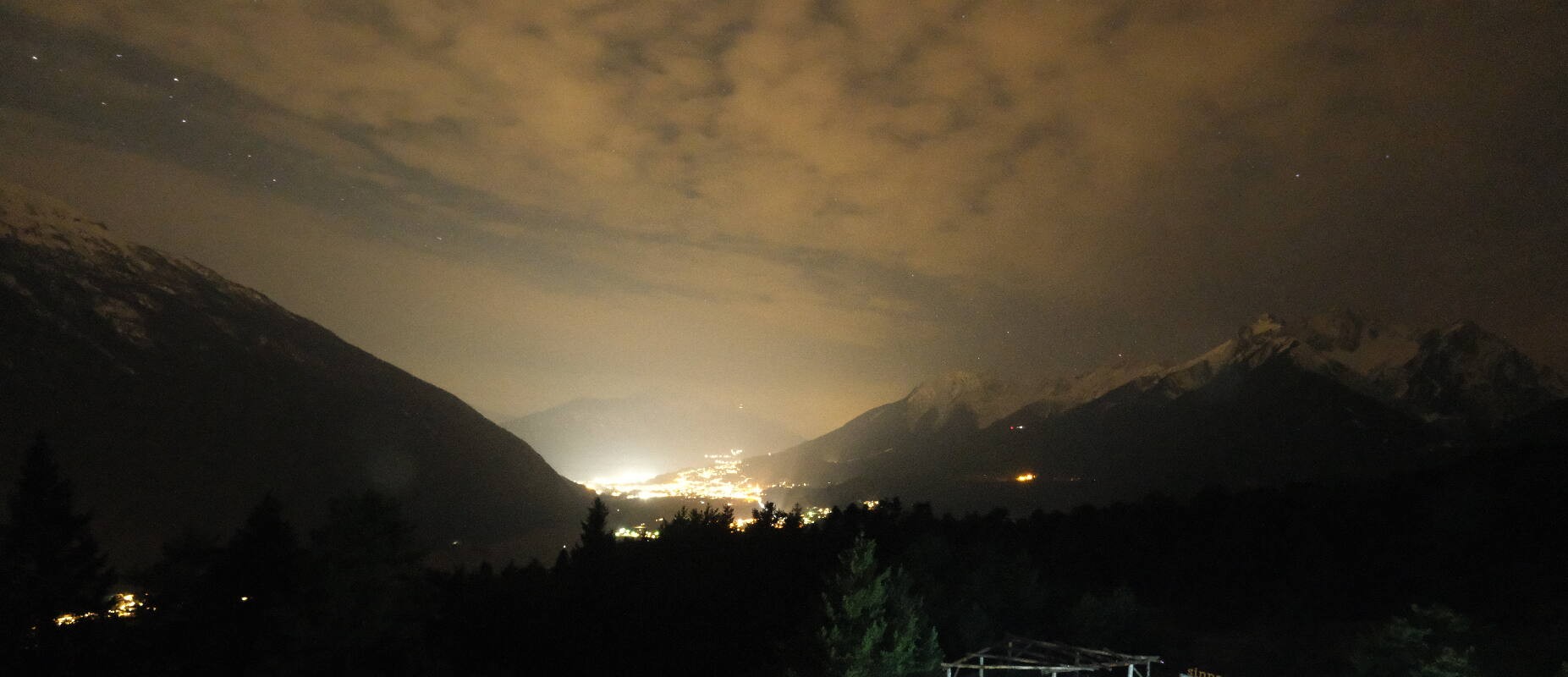 Archiv Foto Webcam Tarrenz - Blick vom Kappakreuz auf Imst