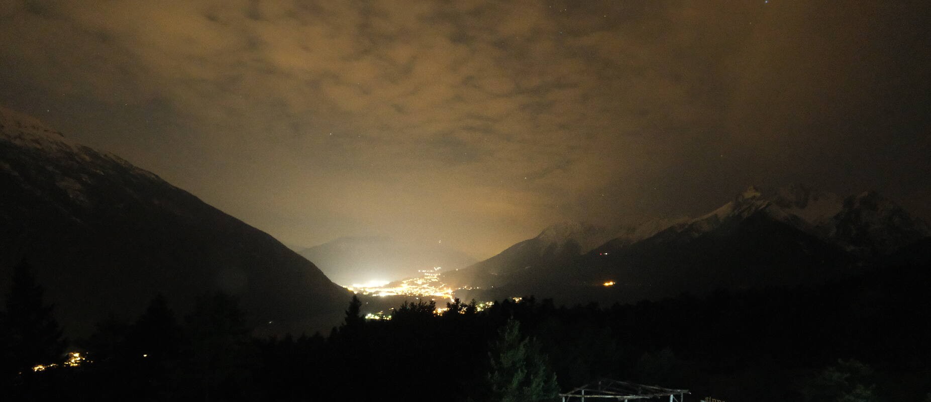 Archiv Foto Webcam Tarrenz - Blick vom Kappakreuz auf Imst