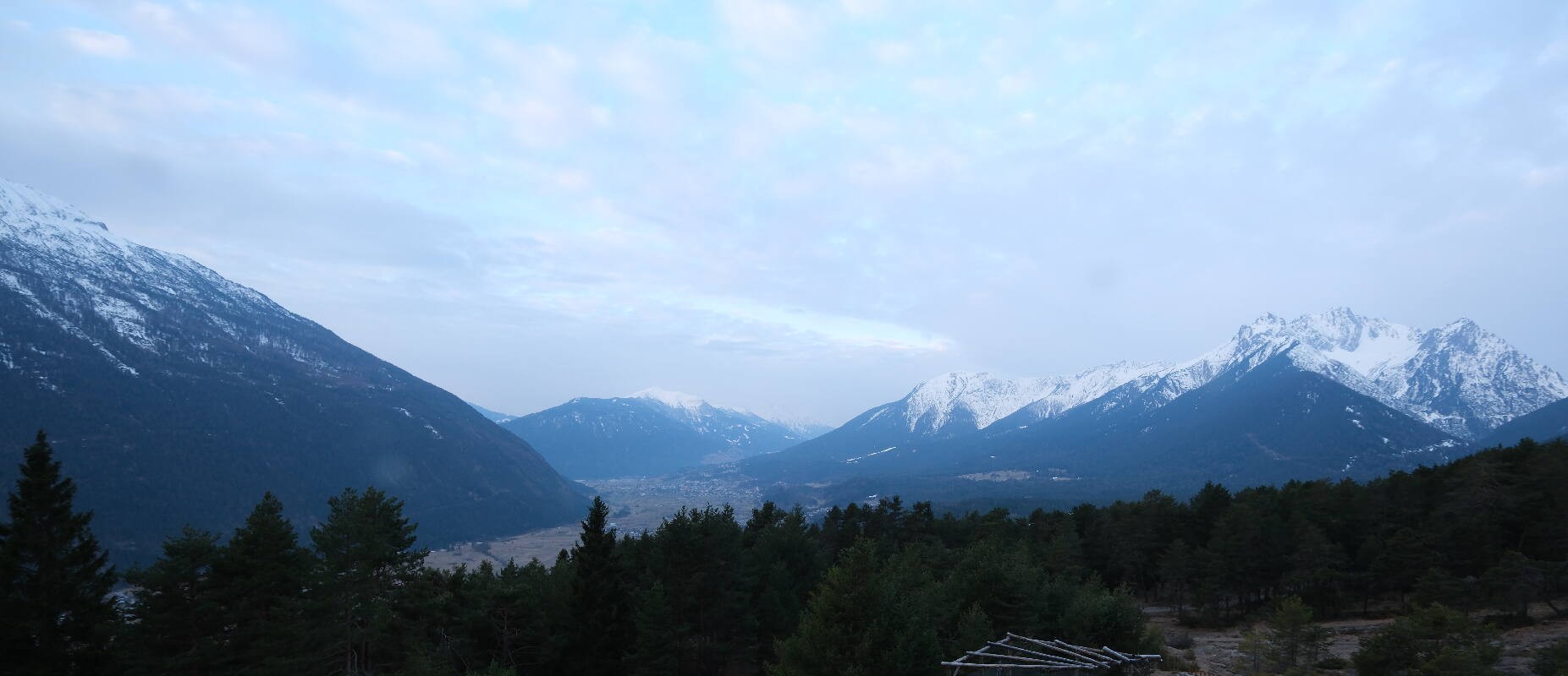Archiv Foto Webcam Tarrenz - Blick vom Kappakreuz auf Imst