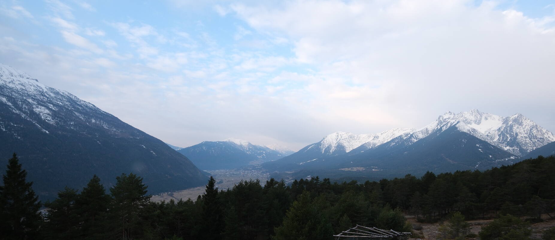 Archiv Foto Webcam Tarrenz - Blick vom Kappakreuz auf Imst